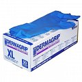Перчатки Dermagrip High Risk Powder Free сверхпрочные синие размер XL, 50 шт