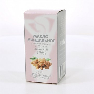 Масло косметическое Миндальное флакон 25мл, Зеленый доктор