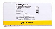 Купить пирацетам, раствор для внутривенного введения 200мг/мл, ампулы 5мл, 10 шт в Нижнем Новгороде