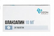 Купить оланзапин, таблетки диспергируемые в полости рта 10 мг, 28 шт в Нижнем Новгороде