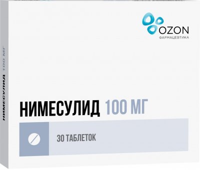 Купить нимесулид, таблетки 100мг, 30шт в Нижнем Новгороде