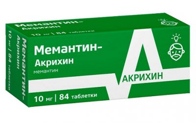 Купить мемантин, таблетки, покрытые пленочной оболочкой 10мг, 84 шт в Нижнем Новгороде