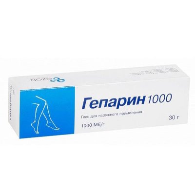 Купить гепарин, гель 1000ме/г 30г в Нижнем Новгороде