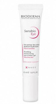 Bioderma Sensibio (Биодерма Сенсибио) Увлажняющий гель для контура глаз против темных кругов, морщин и отеков 15мл