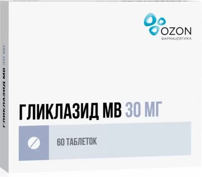 Купить гликлазид мв, таблетки с модифицированным высвобождением 30мг, 60 шт в Нижнем Новгороде
