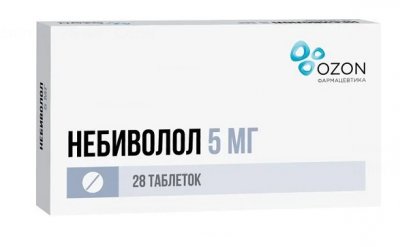 Купить небиволол, таблетки 5мг, 28 шт в Нижнем Новгороде