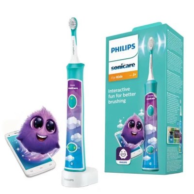 Купить электрическая зубная щётка philips sonicare for kids (филипс) hx6322/04 с мобильным приложением в Нижнем Новгороде