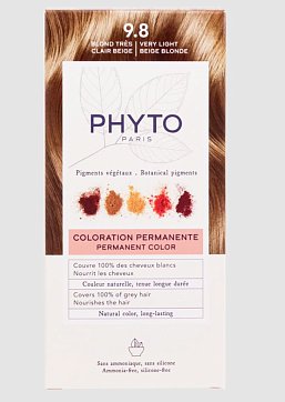 Phytosolba PhytoColor (Фитосольба Фитоколор) краска для волос оттенок 9,8 Очень светлый бежевый блонд