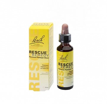 Рескью Ремеди (Бах), капли подъязычные гомеопатические, флакон 20мл