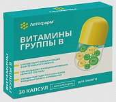 Купить летофарм витамины группы в, капсулы 0,36 г блистер 30 шт. бад в Нижнем Новгороде