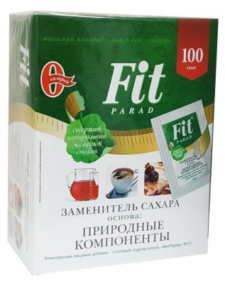 Купить фитпарад №10 на основе природных компонентов, саше 0,5г 100 шт в Нижнем Новгороде