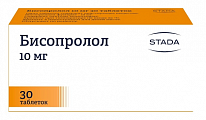Купить бисопролол, таблетки, покрытые пленочной оболочкой 10мг, 30 шт в Нижнем Новгороде