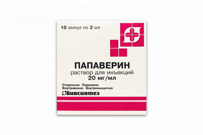 Купить папаверин, раствор для внутривенного и внутримышечного введения 20мг/мл, ампулы 2мл, 10 шт в Нижнем Новгороде