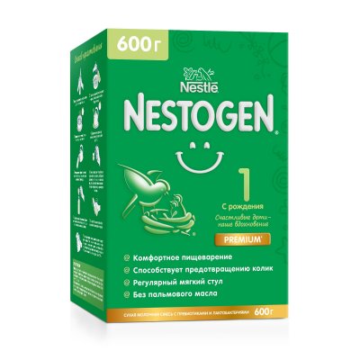 Купить nestle nestogen premium 1 (нестожен) сухая молочная смесь с рождения, 600г в Нижнем Новгороде