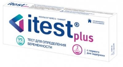 Купить тест для определения беременности itest (итест) plus, 2 шт в Нижнем Новгороде