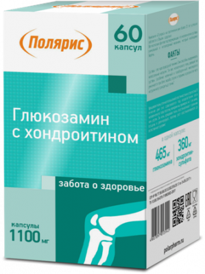 Купить глюкозамин с хондроитином, капсулы 1100мг, 60шт бад в Нижнем Новгороде