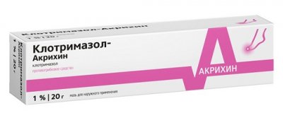 Купить клотримазол-акрихин, мазь для наружного применения 1%, 20г в Нижнем Новгороде