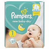 Pampers New Baby (Памперс) подгузники 1 ньюборн 2-5кг, 27шт