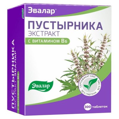 Купить пустырника экстракт эвалар, таблетки 230мг, 300шт бад в Нижнем Новгороде