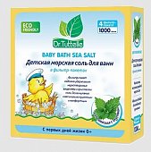 Купить dr.tuttelle (доктор туттелле) соль для ванны морская детская с крапивой, 1000г в Нижнем Новгороде