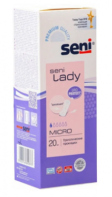 Купить seni lady (сени леди) прокладки урологические микро 20шт в Нижнем Новгороде