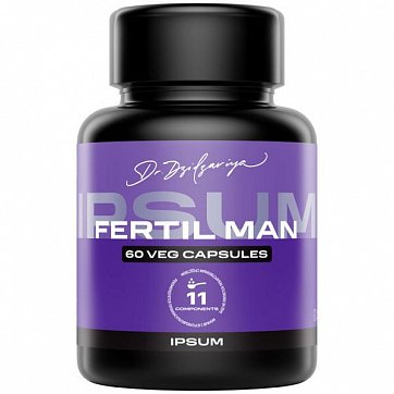 IPSUM (Ипсум) фертил мужской, капсулы желатиновые и растительные массой 749мг, 60 шт БАД