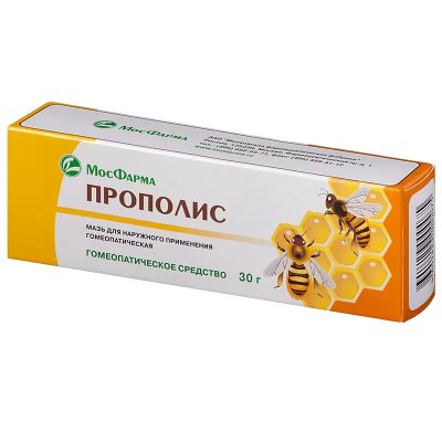 Купить прополис, мазь для наружного применения гомеопатическая, 30г в Нижнем Новгороде