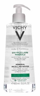 Купить виши пюр термаль (vichy purete thermale) мицеллярная вода с минералами для жирной кожи 400мл в Нижнем Новгороде