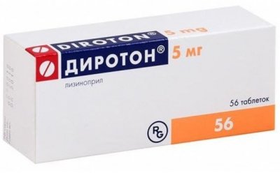 Купить диротон, таблетки 5мг, 56 шт в Нижнем Новгороде
