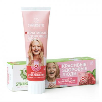 Купить синергетик (synergetic) зубная паста деликатное отбеливание 100г в Нижнем Новгороде