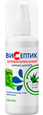 Купить висептик а/бактер. лосьон д/рук алоэ/мята фл 125мл в Нижнем Новгороде
