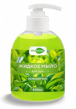 Мирарома мыло жидкое для рук Зеленый чай, 500мл