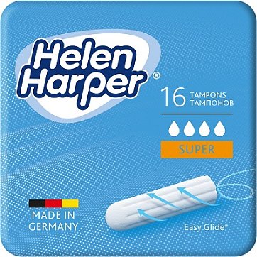 Helen Harper (Хелен Харпер) Супер тампоны без аппликатора 16 шт