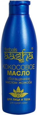 Купить кокосовое масло обогащ. масл.жожоба ааша хербалс 100мл в Нижнем Новгороде