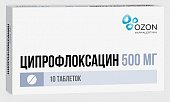 Купить ципрофлоксацин, таблетки, покрытые пленочной оболочкой 500мг, 10 шт в Нижнем Новгороде