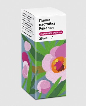 Пиона настойка Реневал, флакон 25мл