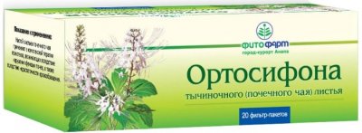 Купить ортосифона тычиночного (почечного чая) листья, фильтр-пакеты 1,5г, 20 шт в Нижнем Новгороде