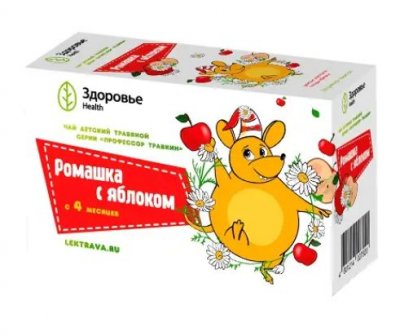Купить профессор травкин чай детский ромашка с яблоком, фильтр-пакет 1,5г, 20 шт в Нижнем Новгороде