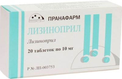 Купить лизиноприл, таблетки 10мг, 20 шт в Нижнем Новгороде