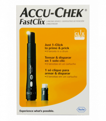 Купить ручка для прокалывания пальца accu-chek fastclix (акку-чек) + 6 ланцет в Нижнем Новгороде