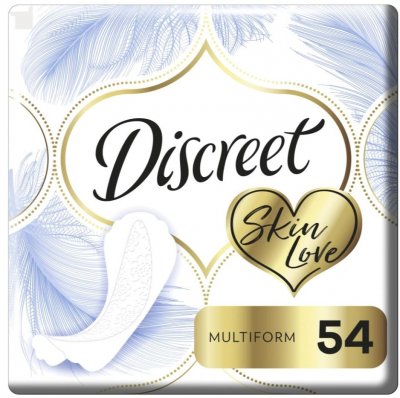 Купить discreet (дискрит) прокладки ежедневные skin love multiform, 54шт в Нижнем Новгороде