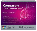 Купить витамир коллаген с витамином с, таблетки массой 1100 мг 30шт бад в Нижнем Новгороде