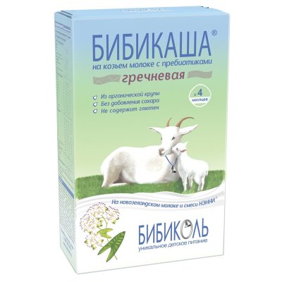 Купить бибиколь каша на козьем молоке гречневая с 4 месяцев, 200г в Нижнем Новгороде