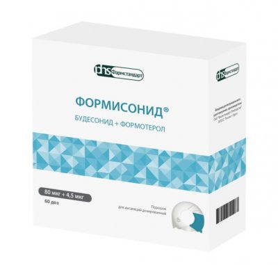 Купить формисонид, порошок для ингаляций дозированный 80мкг+4,5мкг, 60 шт блистеры в ингаляторах в Нижнем Новгороде