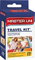 Купить master uni (мастер-юни) набор: пластырь на полимерной основе travel kit, 20 шт в Нижнем Новгороде