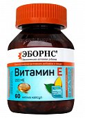 Купить эборнс витамин е 200ме, капсулы массой 520 мг 60 шт. бад в Нижнем Новгороде