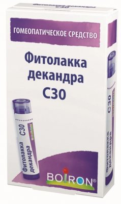 Купить фитолакка декандра c30, гранулы гомеопатические, 4г в Нижнем Новгороде