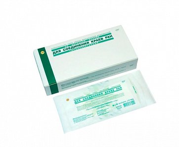 Пластырь Leiko (Лейко) нетканевая основа для соединения краев ран 6 мм х 38 мм, 6 шт