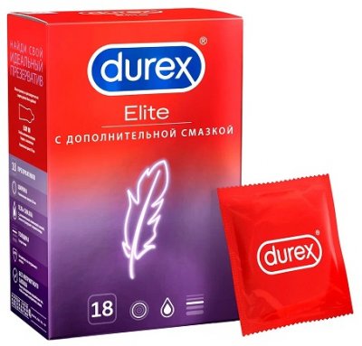 Купить durex (дюрекс) презервативы elite 18шт в Нижнем Новгороде