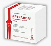 Купить артрадол, лиофилизат для приготовления раствора для внутримышечного введения 200мг, ампулы 25 шт в Нижнем Новгороде